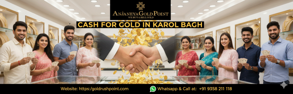 Cash for Gold in Karol Bagh – Why Anjaneya Gold Point Is the Most Trusted Gold Buyer in Delhi Cash for Gold in Karol Bagh – Why Anjaneya Gold Point Is the Most Trusted Gold Buyer in Delhi