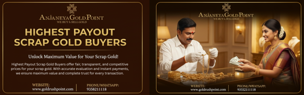 Highest Payout Scrap Gold Buyers – Anjaneya Gold Point